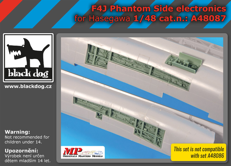1/48 F4J Phantom side electronics (HAS)