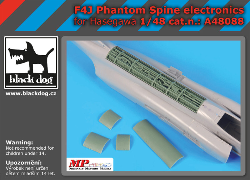 1/48 F4J Phantom spine electronics (HAS)