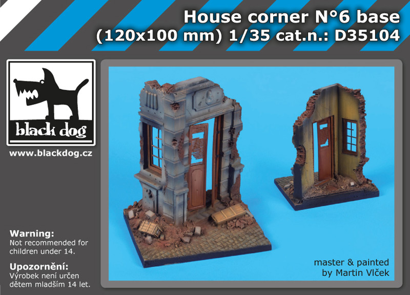1/35 House corner No.6 base (120x100 mm)
