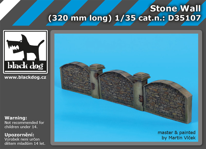 1/35 Stone wall (320 mm long)