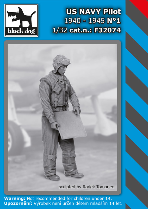 1/32 US NAVY pilot 1940-45 No.1 (1 fig.)