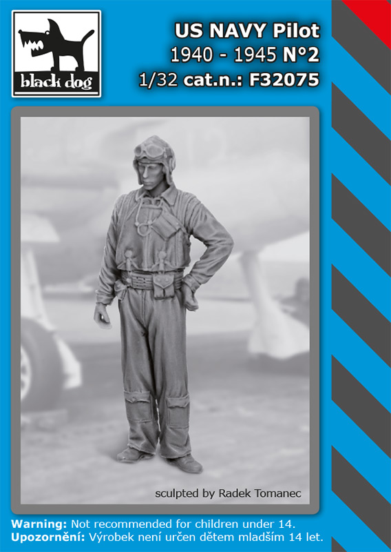 1/32 US NAVY pilot 1940-45 No.2 (1 fig.)