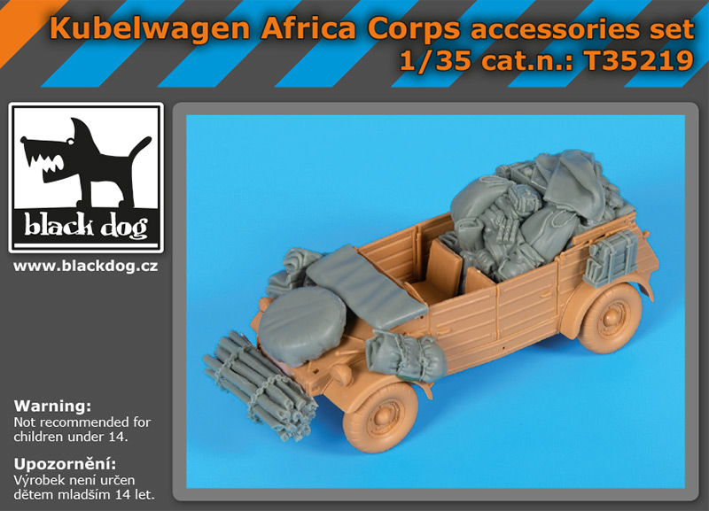 1/35 Kübelwagen Africa Corps accessories set (TAM)