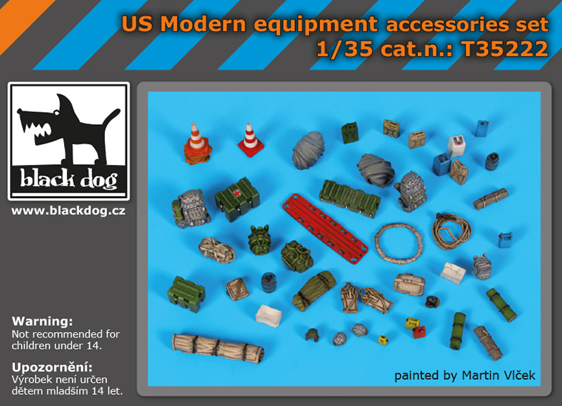 1/35 US modern equipment accessories set