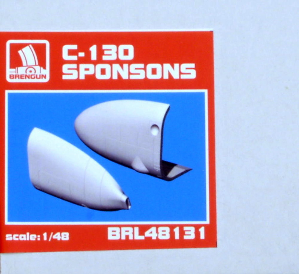 1/48 C-130 Sponsons (resin set)