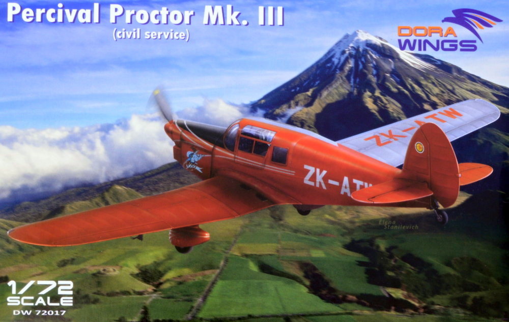 1/72 Percival Proctor Mk.III - civil (4x camo)