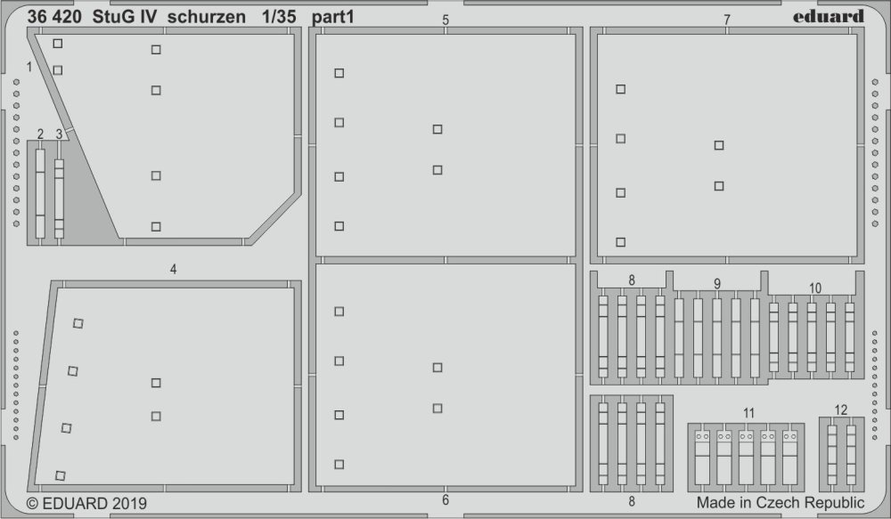 SET StuG IV schurzen (ACAD)