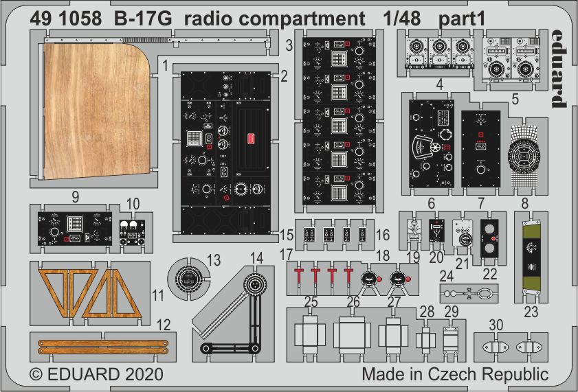 SET B-17G radio compartment (HKM)