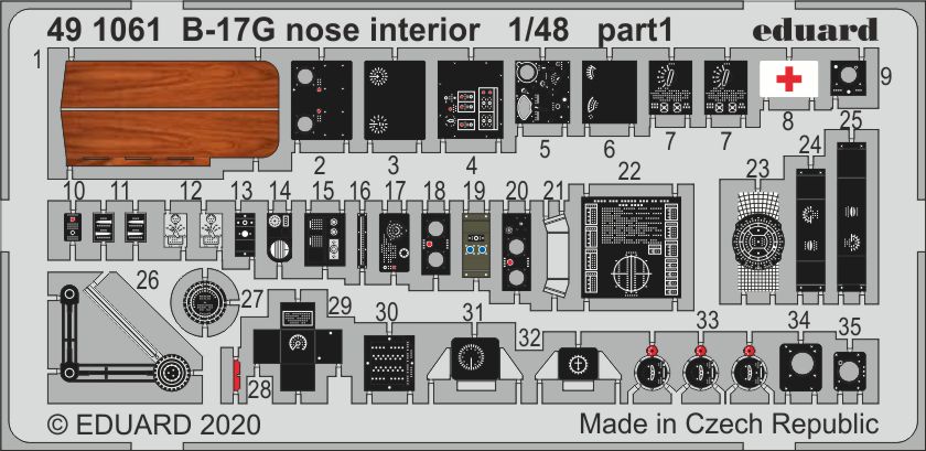 SET B-17G nose interior (HKM)