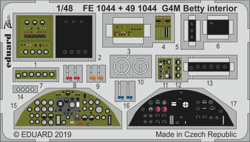 1/48 G4M Betty interior (TAM)