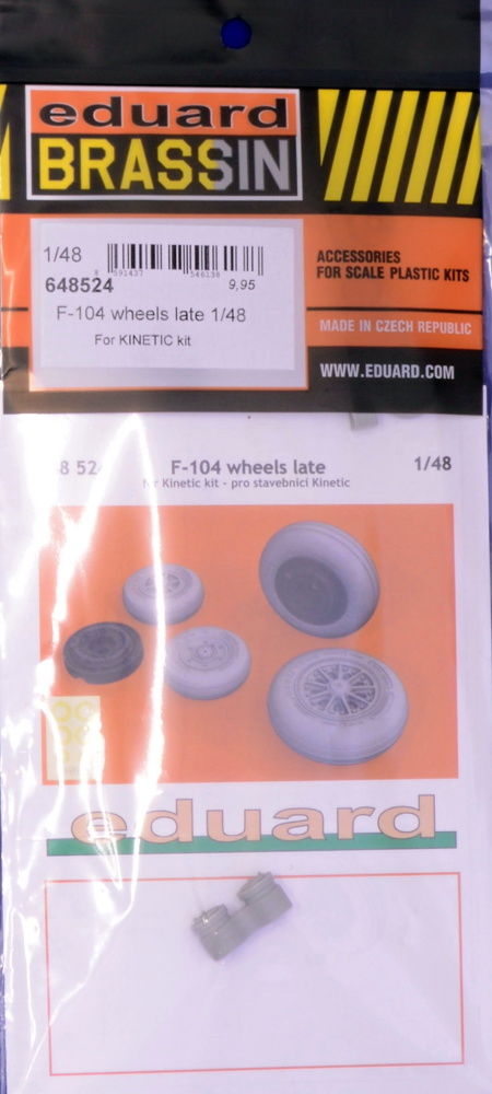 BRASSIN 1/48 F-104 wheels late (KIN)