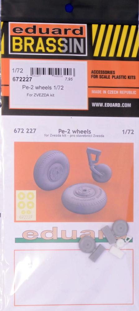 BRASSIN 1/72 Pe-2 wheels (ZVE)