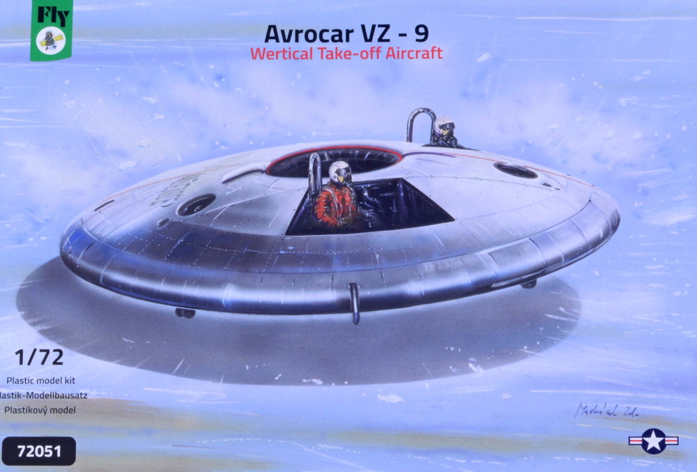 1/72 Avrocar VZ-9 Vertical Take-Off Aircraft
