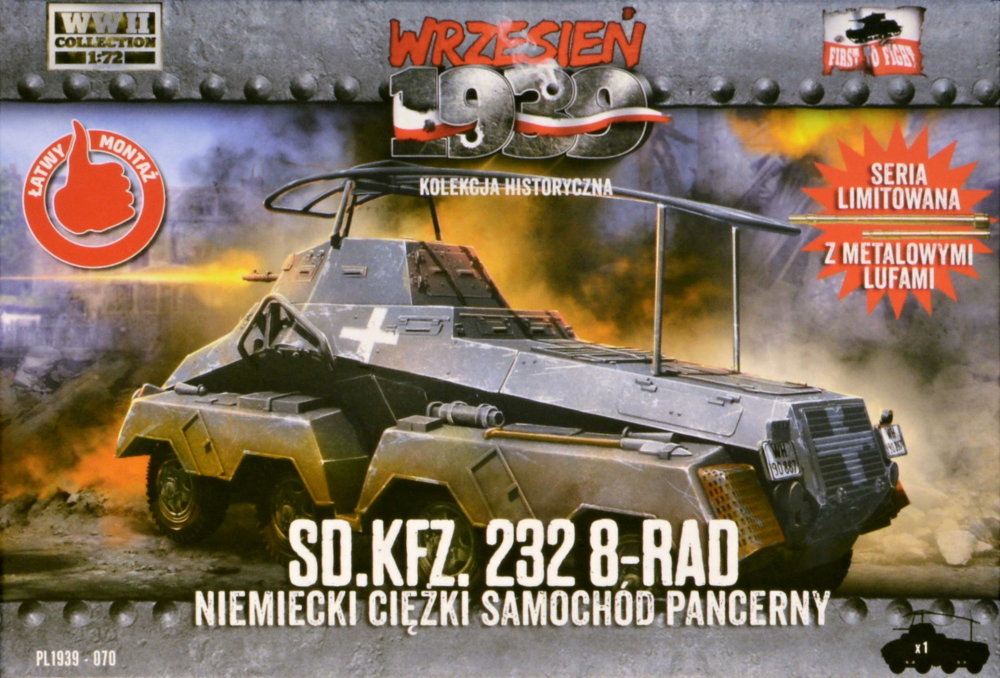 1/72 Sd.Kfz.232 8-rad German Heavy Armored Car