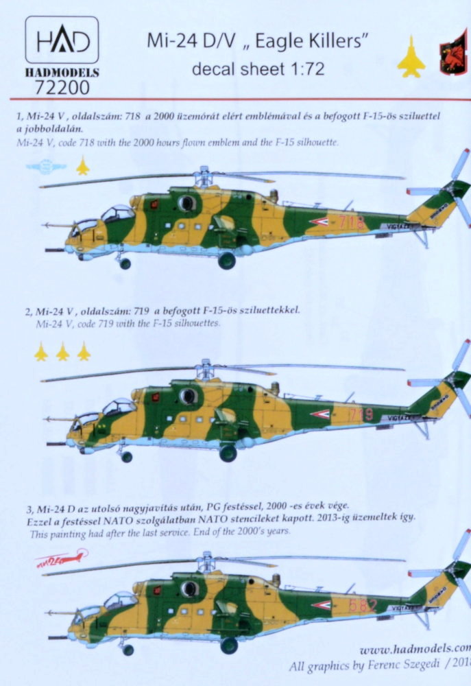 Modelimex Online Shop 1 72 Decal Mi 24 D V Eagle Killers