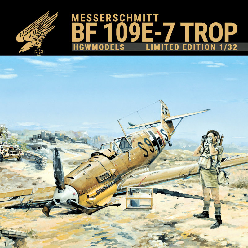 1/32 Messerschmitt Bf-109E-7 Trop Limited Edition