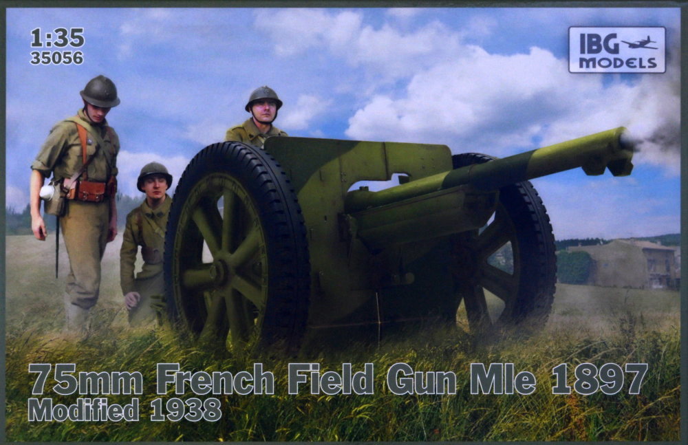 1/35 75mm French Field Gun Mle 1897, Modified 1938