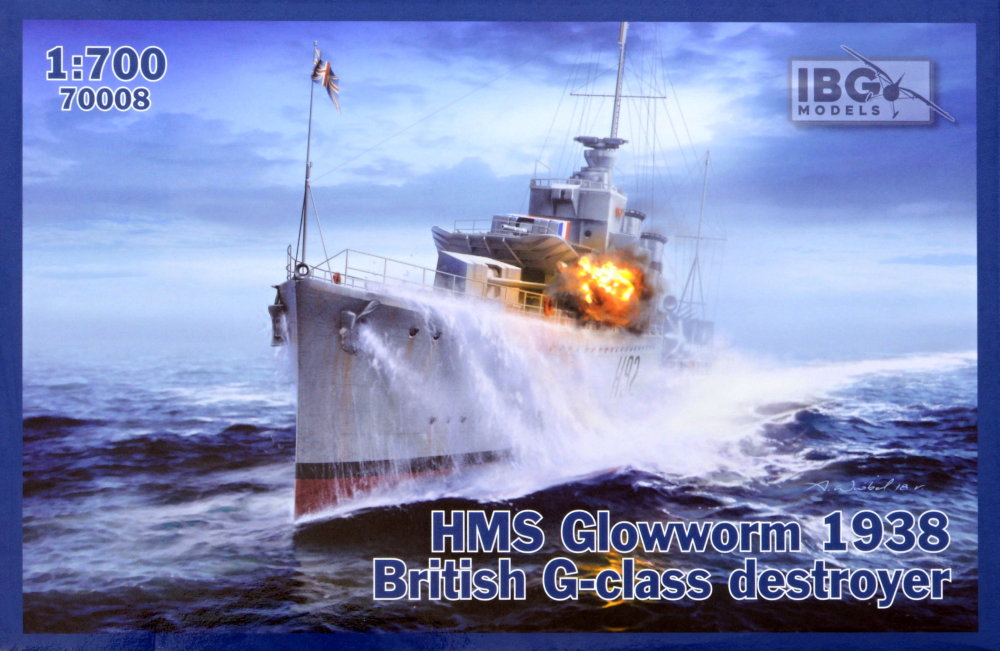 1/700 HMS Glowworm 1938 British G-class detroyer