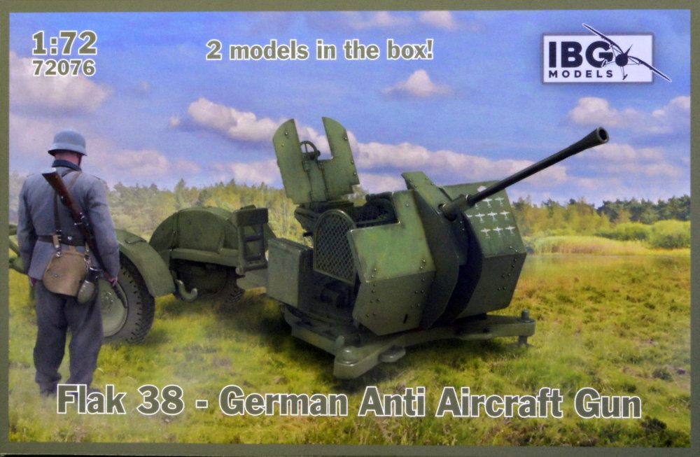 1/72 Flak 38 - German Antt-Aircraft Gun (2-in-1)