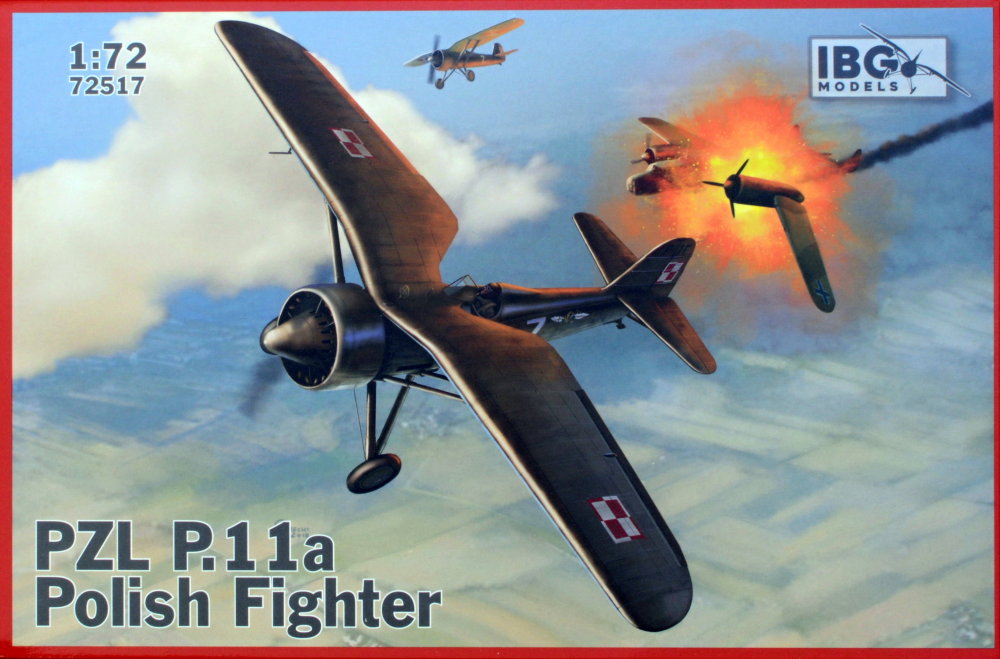 1/72 PZL P.11a Polish Fighter (3x camo)