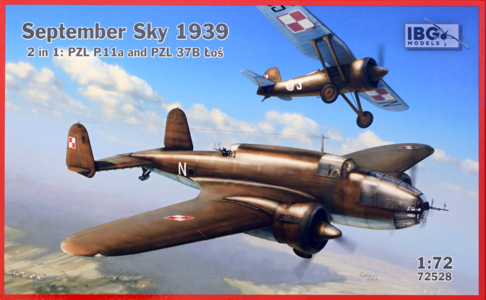 1/72 PZL 37B Los & PZL P.11a 'September Sky 1939'