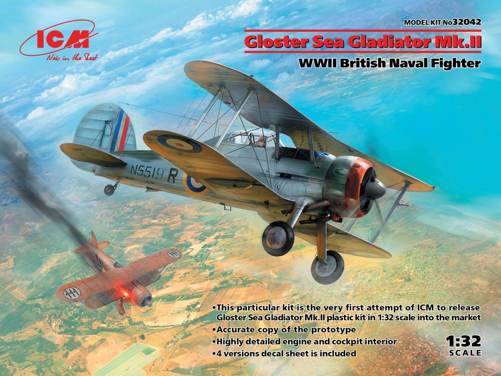 1/32 Sea Gladiator Mk.II British Naval Fighter