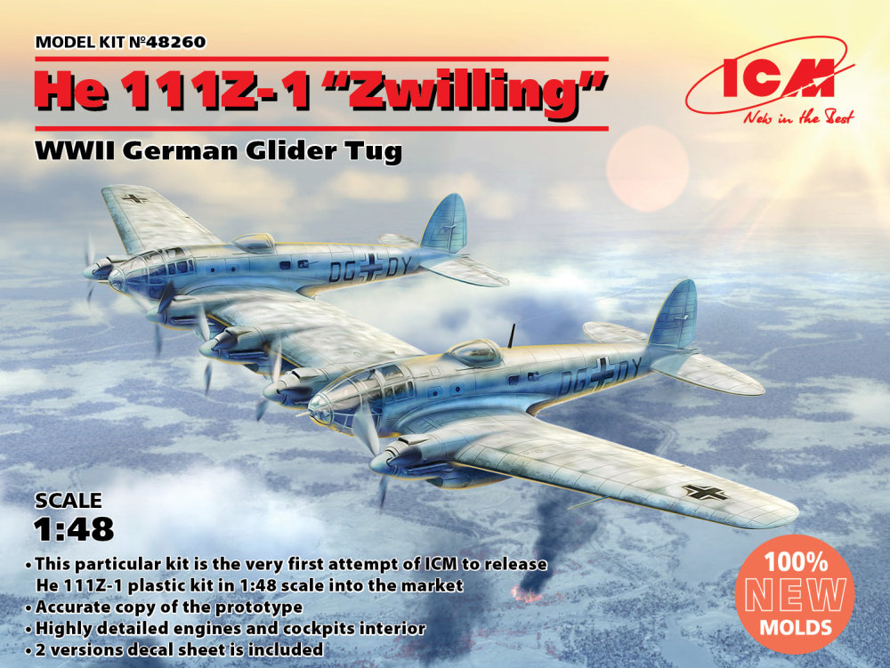 1/48 He 111Z-1 'Zwilling' German WWII Glider Tug