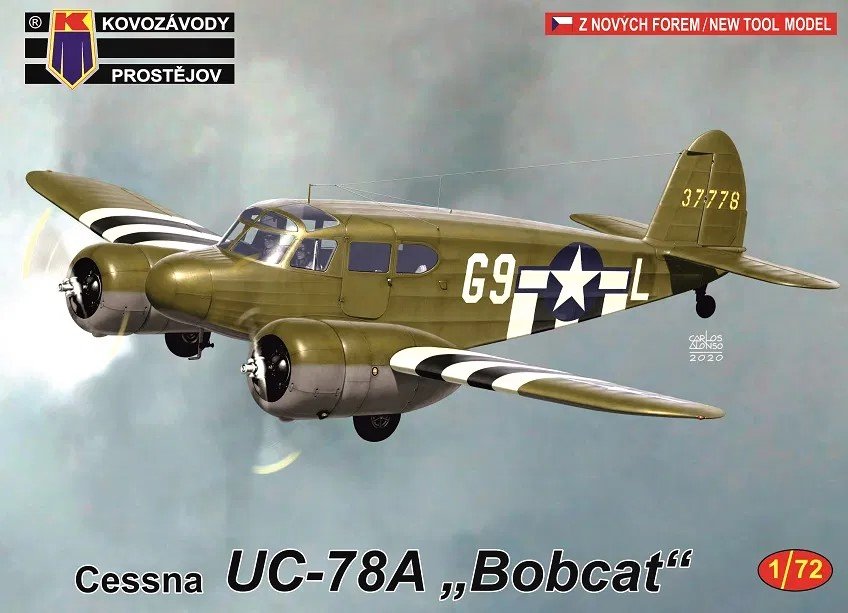 1/72 Cessna UC-78A Bobcat (3x camo)