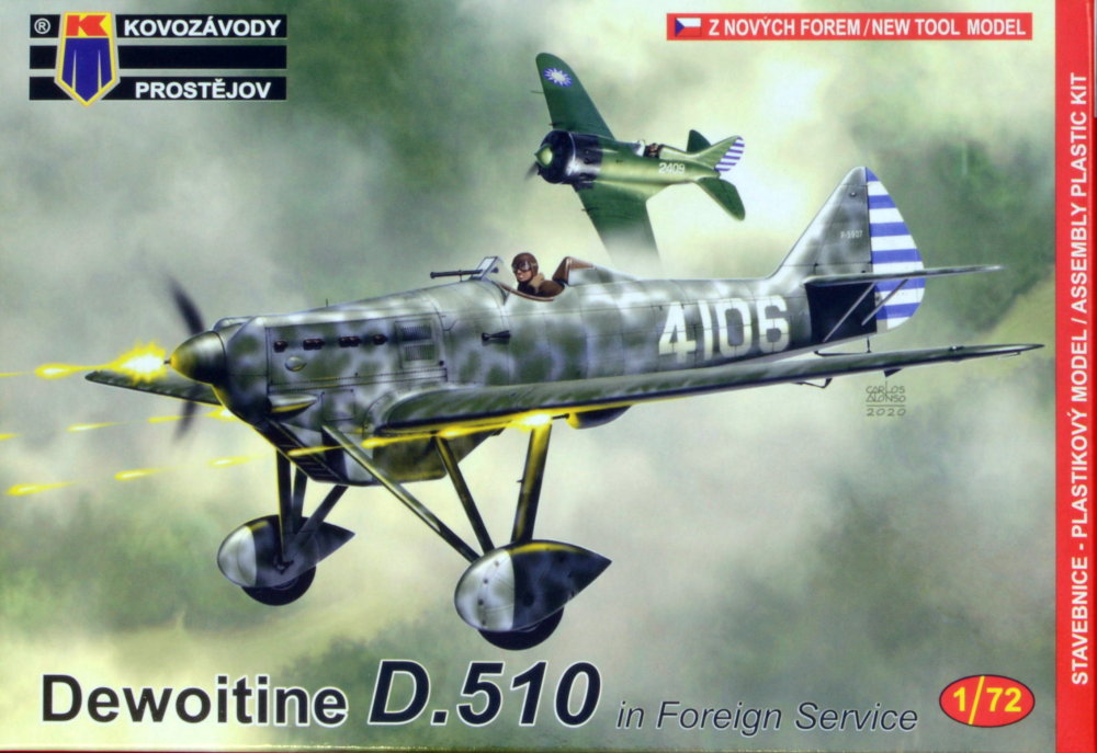 1/72 Dewoitine D.510 in Foreign Service (3x camo)