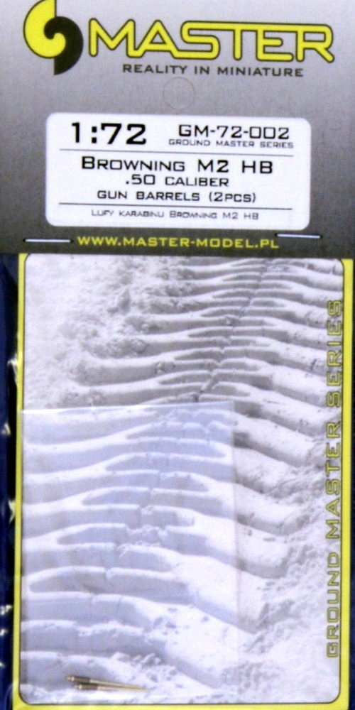 1/72 Browning M2 HB 12,7 mm gun barrels (2 pcs.)