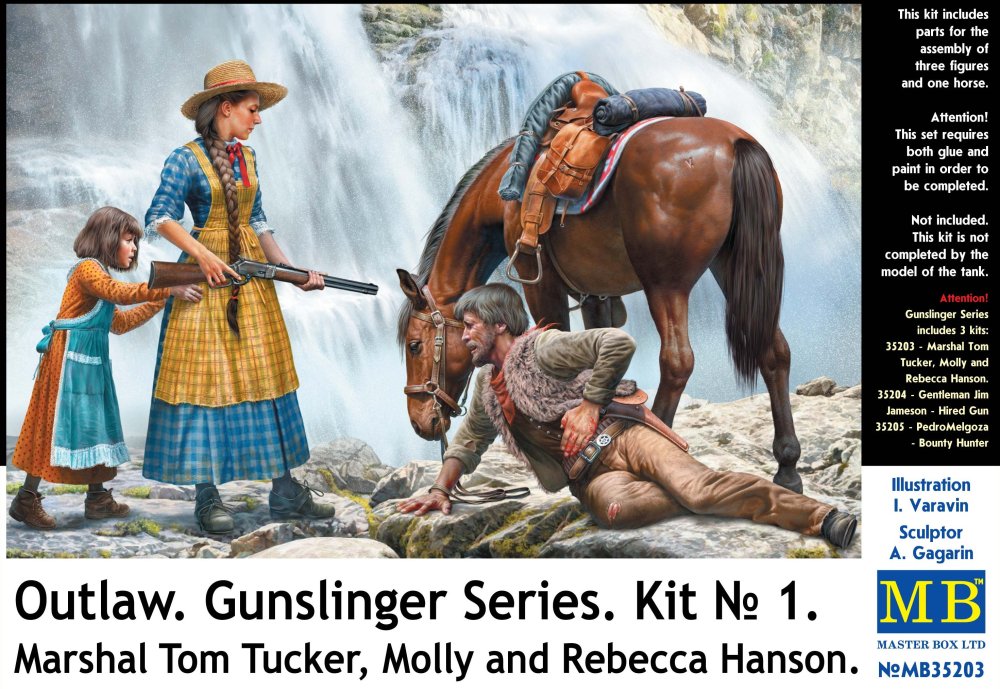 1/35 Outlaw, Gunslinger series - kit No.1