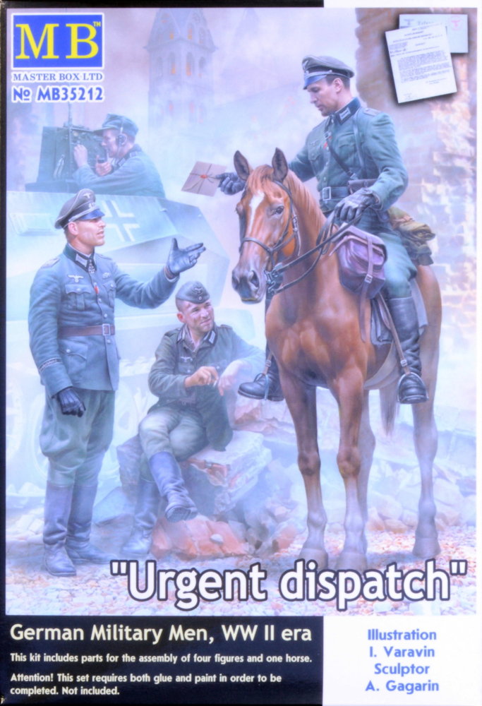 1/35 Urgent dispatch, German Military Men (4 fig.)