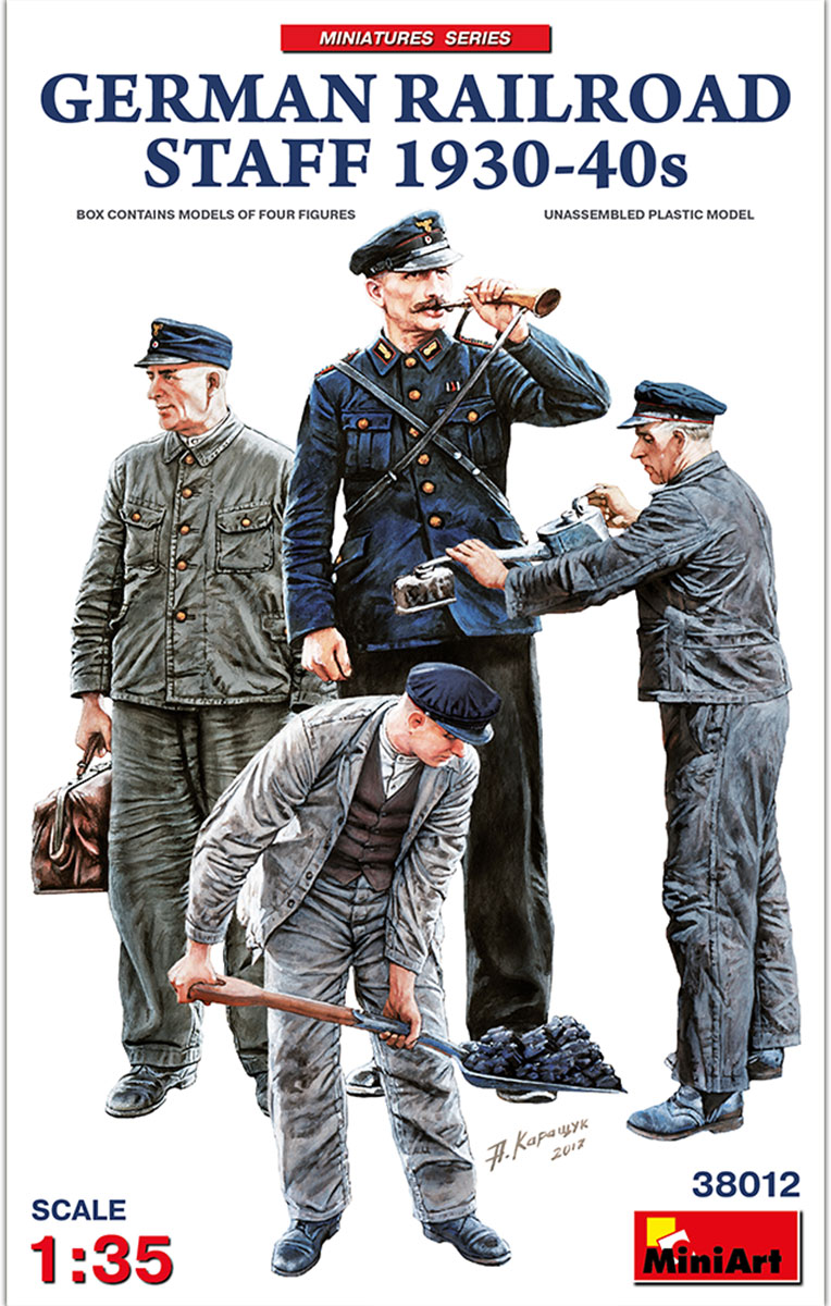1/35 German Railroad Staff 1930-40s (4 fig.)