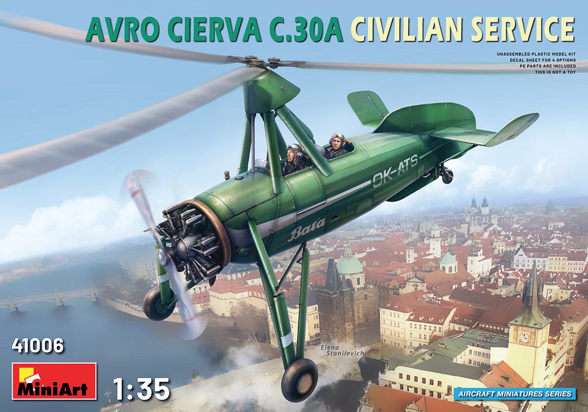 1/35 Avro Cierva C.30A Civilain Service (4x camo)