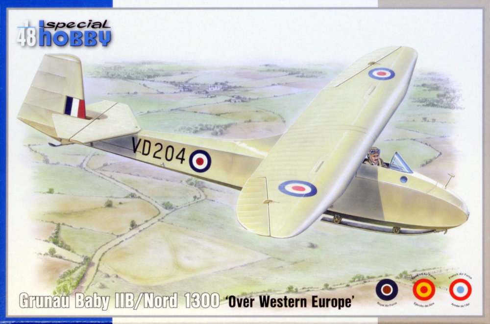 1/48 Grunau Baby IIB/Nord 1300 Over Western Europe