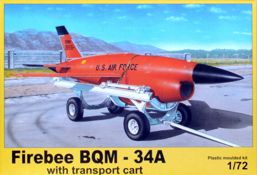 1/72 Firebee BQM-34A w/ transp.cart (plastic kit)