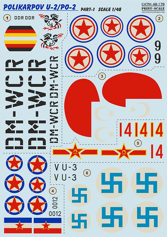 1/48 Polikarpov U-2/Po-2 - Part 1 (wet decals)