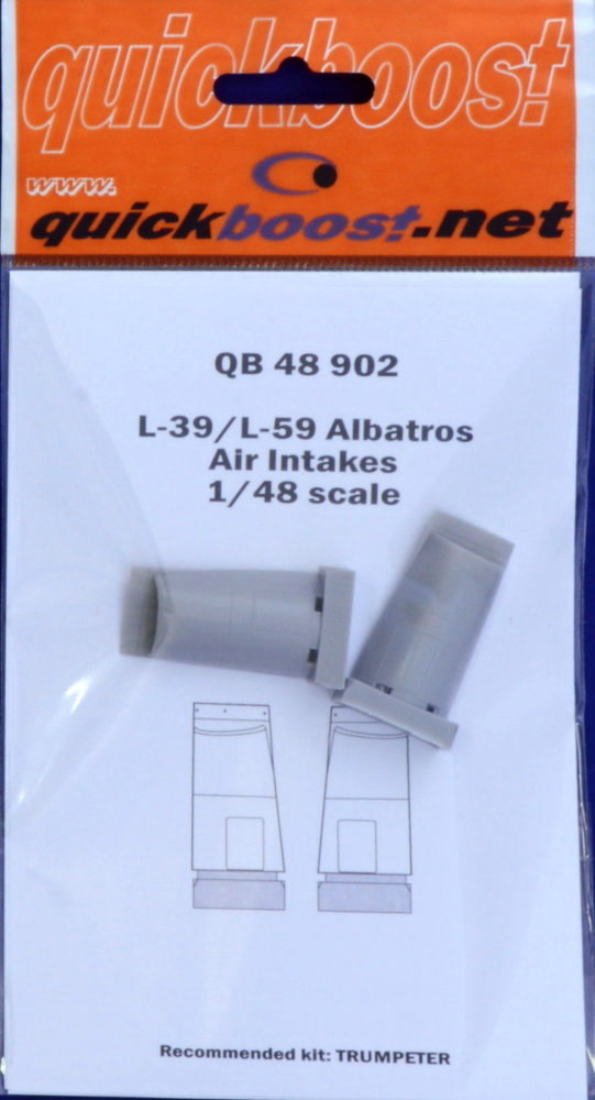 1/48 L-39/L-59 Albatros air intakes (TRUMP)