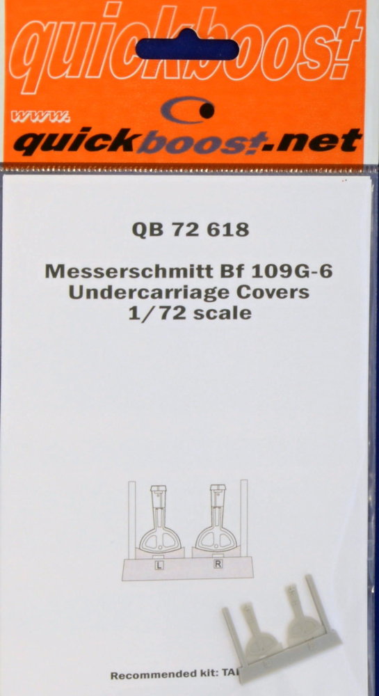 1/72 Bf 109G-6 undercarriage covers (TAM)