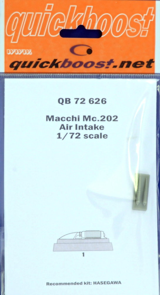 1/72 Macchi Mc.202 air intake (HAS)