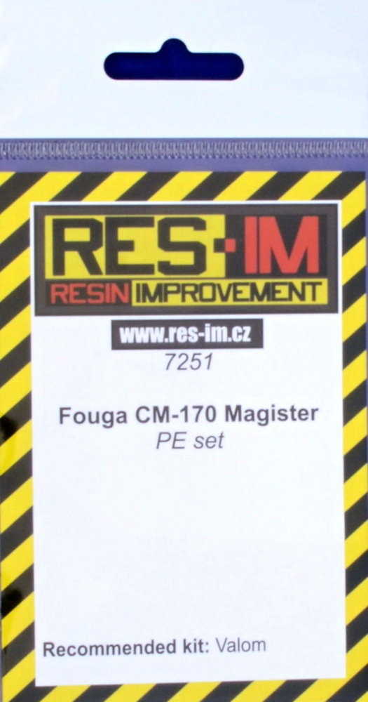 1/72 Fouga CM-170 Magister upgrade PE set (VALOM)