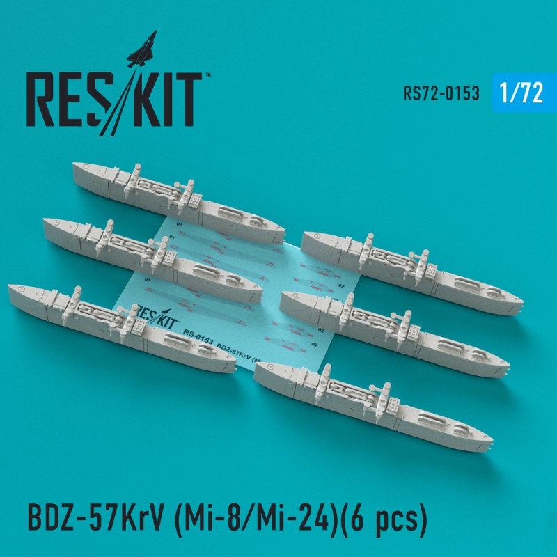 1/72 BDZ-57KrV Racks (6 pcs.)