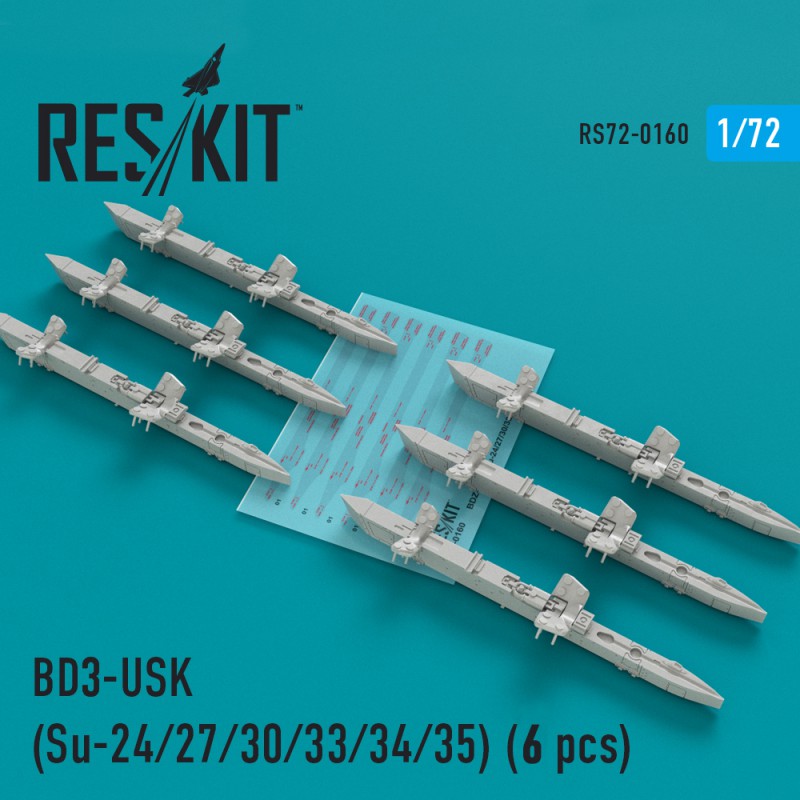 1/72 BDZ-USK Racks (Su-24/27/30/33/34/35) (6 pcs.)