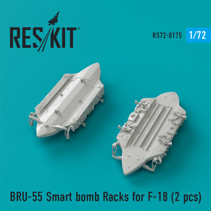 1/72 BRU-55 Smart bomb Racks for F-18 (2 pcs)
