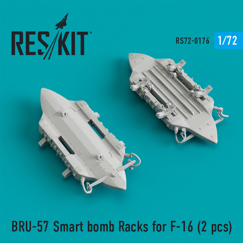 1/72 BRU-57 Smart bomb Racks for F-16 (2 pcs)