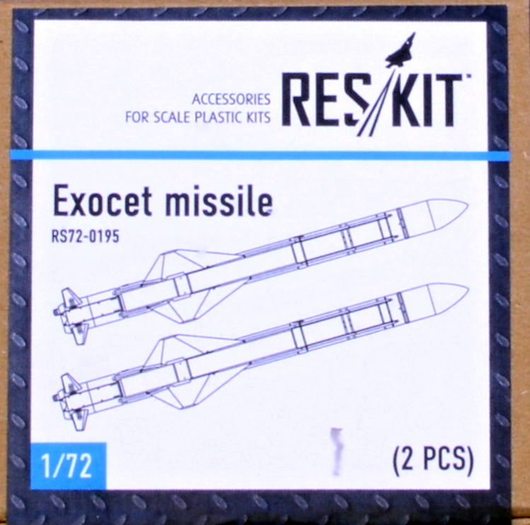 MODELIMEX Online Shop | 1/72 Exocet missile - 2 pcs. (ACAD,ITAL,REV ...