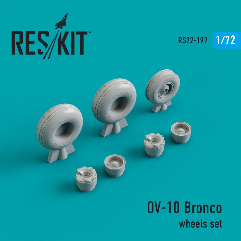 1/72 OV-10 Bronco wheel set (HAS/ACAD/REV)