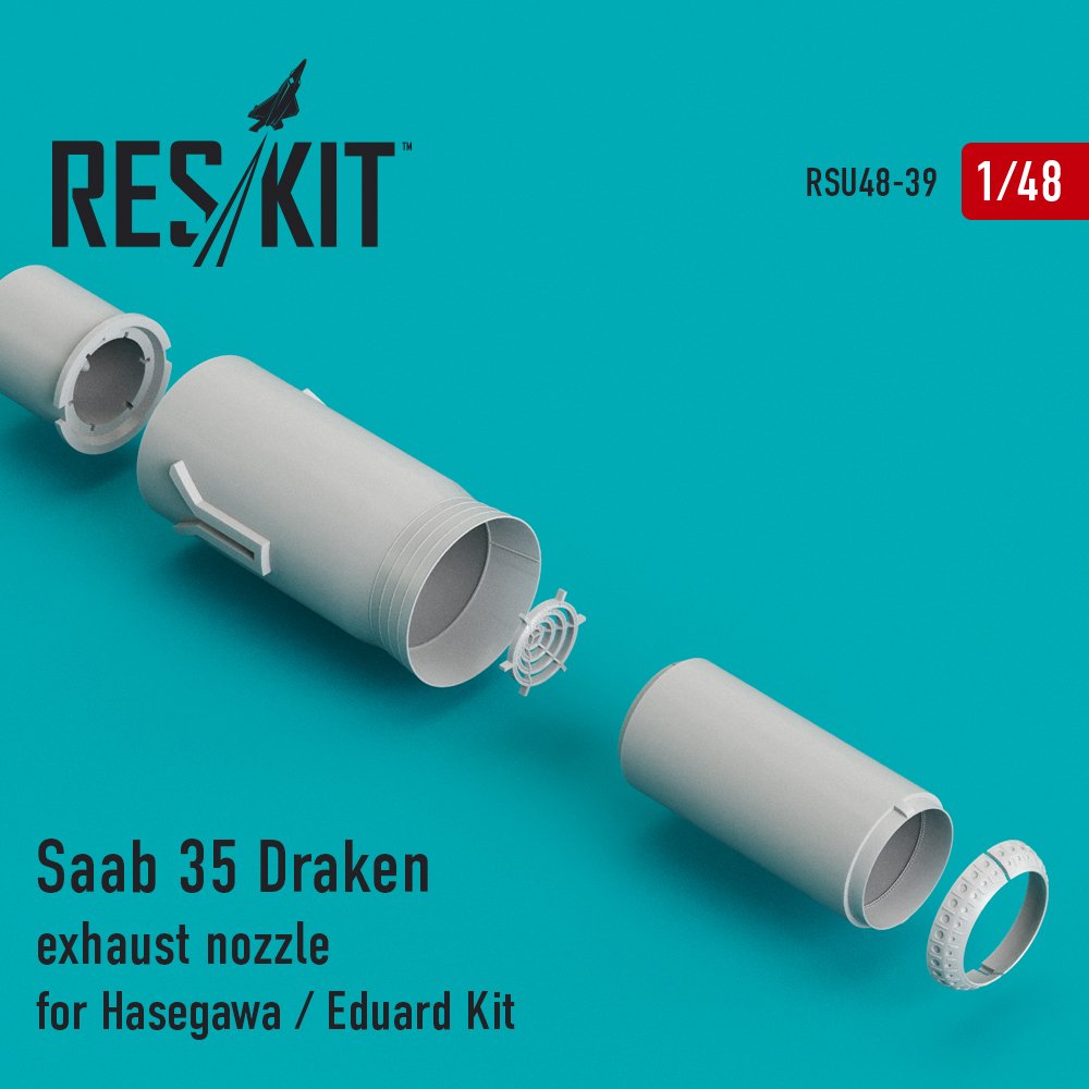 1/48 Saab 35 Draken exhaust nozzle (HAS/EDU)