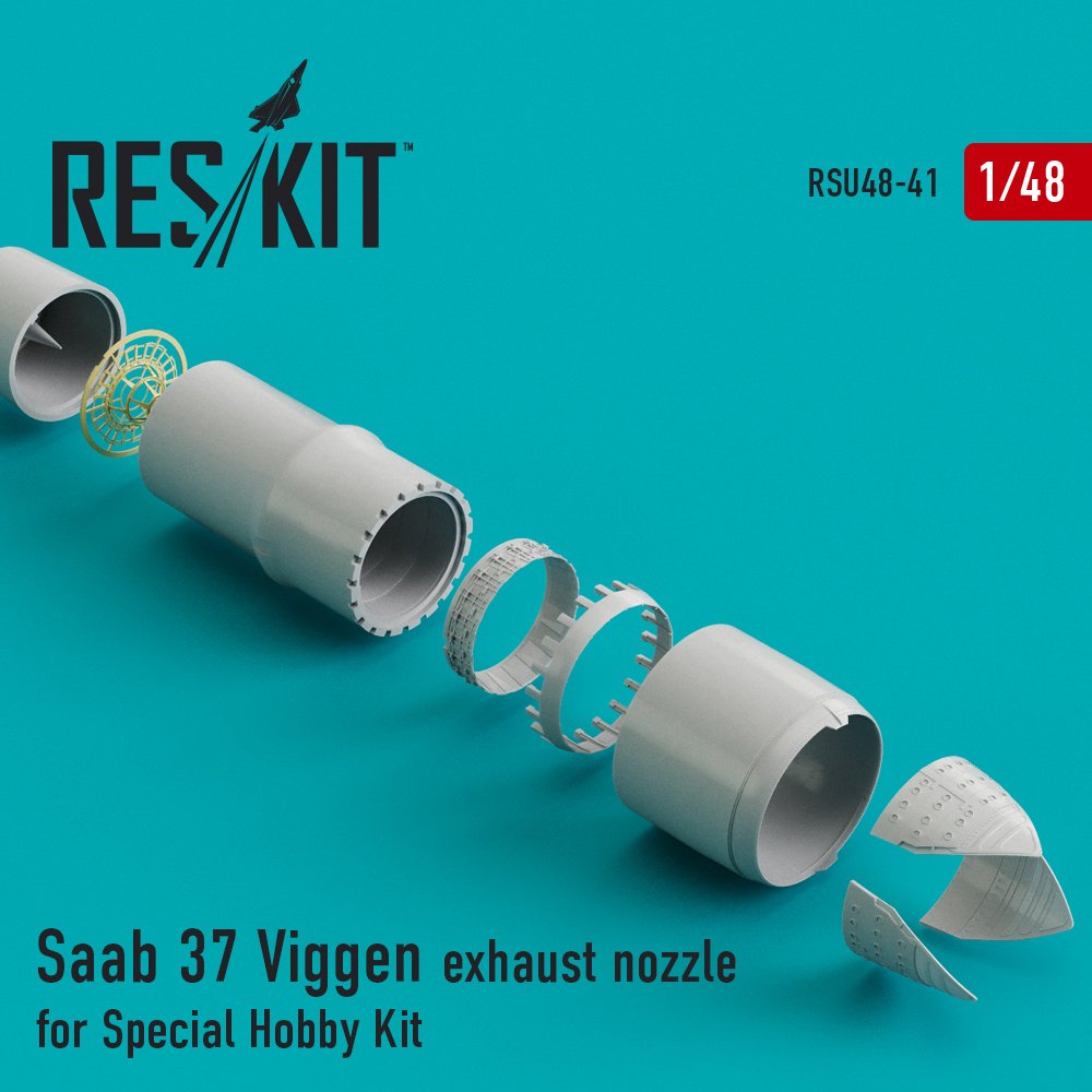 1/48 Saab 37 Viggen exhaust nozzle (SP-HOBBY)