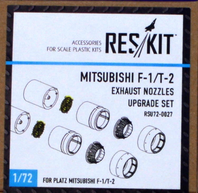 1/72 Mitsubishi F-1/T-2 exhaust nozzles (PLATZ)